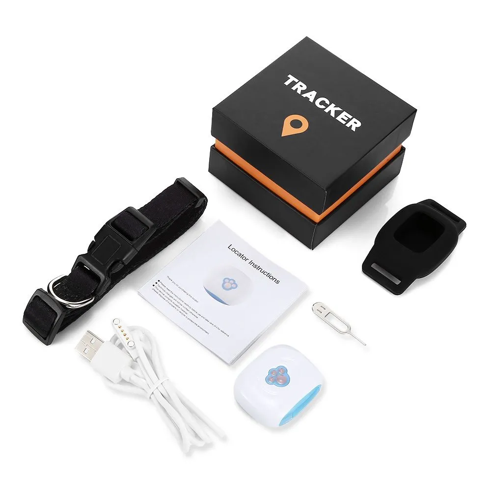 Pet GPS Tracker, Tracking Collar Device Waterproof Suitable For Dogs and Cats