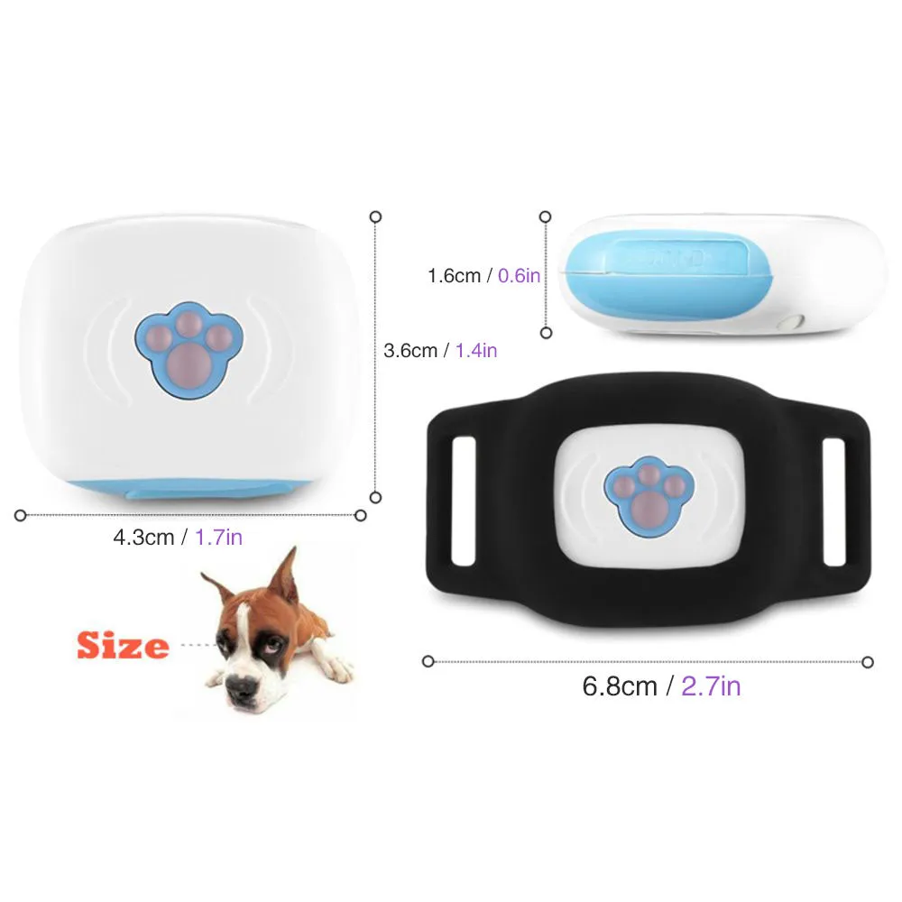 Pet GPS Tracker, Tracking Collar Device Waterproof Suitable For Dogs and Cats