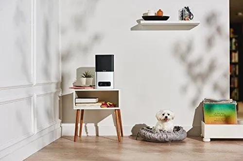 Petcube Bites Pet Camera with Treat Dispenser: HD 1080P Video Monitor, 2-Way Audio, Night Vision, Sound & Motion Alerts. designed for Dogs & Cats