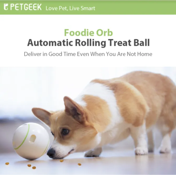 PETGEEK: Innovative Smart Pet Toys - Foodie Orb
