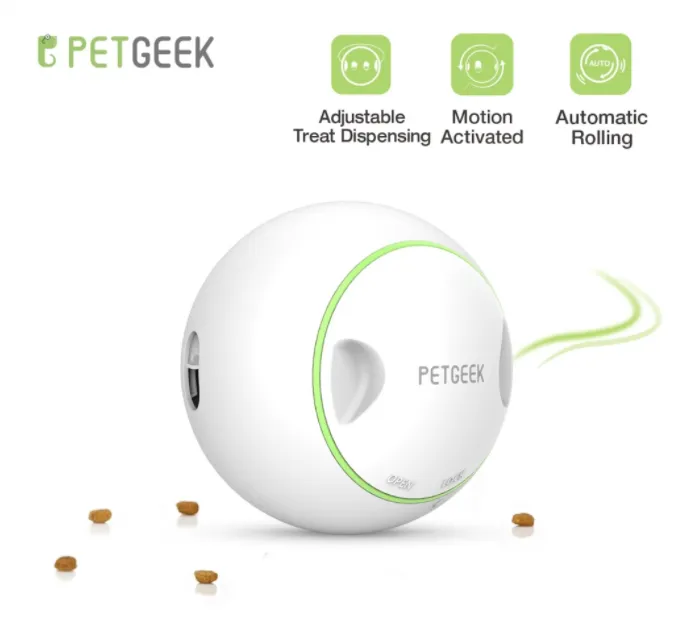 PETGEEK: Innovative Smart Pet Toys - Foodie Orb