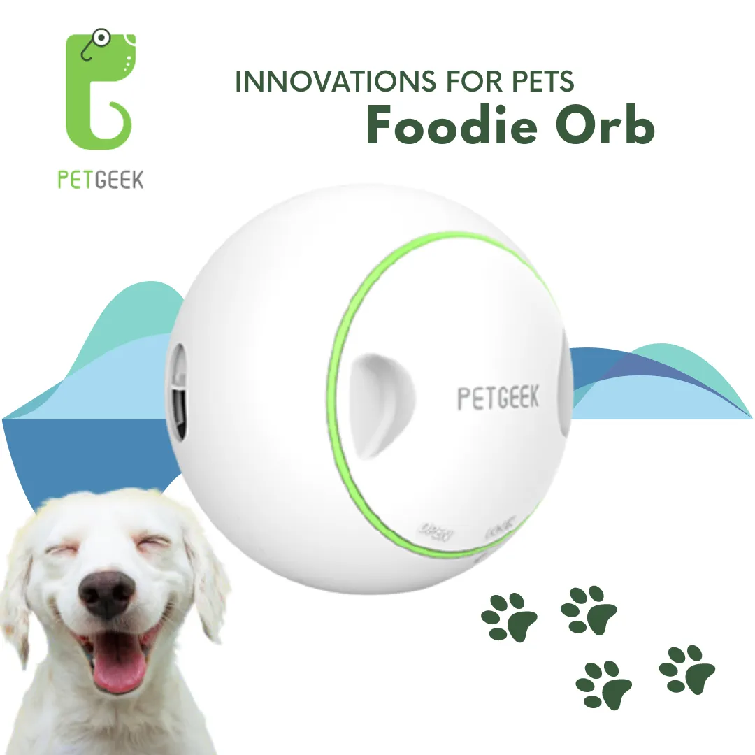 PETGEEK: Innovative Smart Pet Toys - Foodie Orb