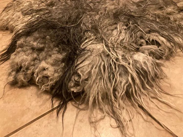 Pre-Made Icelandic Wool Felted Pelt (Ready to Ship or Deliver)