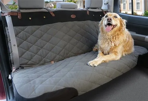 Premium Bench Pet Seat Cover - Green or Grey - 60" W