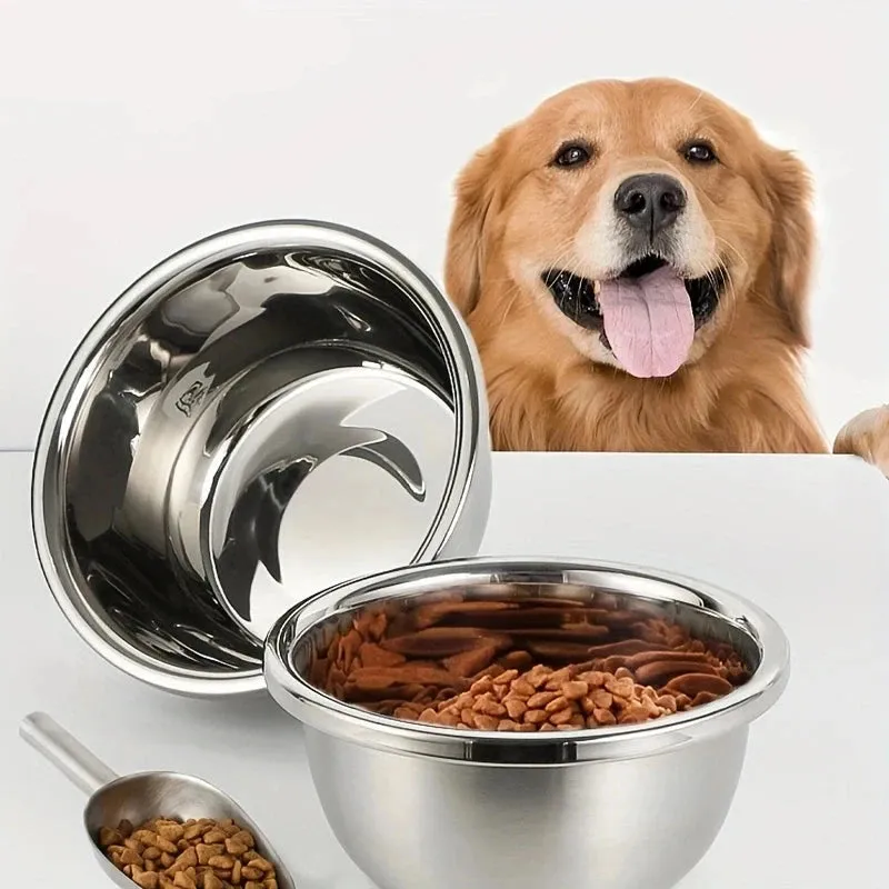 Premium Stainless Steel Dog Bowl for Medium to Large Breeds