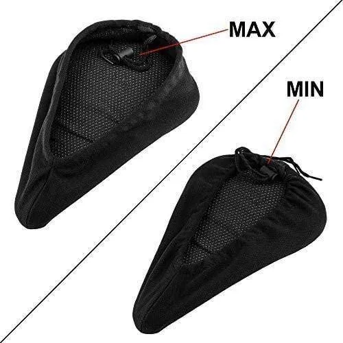 Prokick Bicycle Gel Tech Saddle Cover for Mountain & Hybrid Cycles with Waterproof Cover (Black)