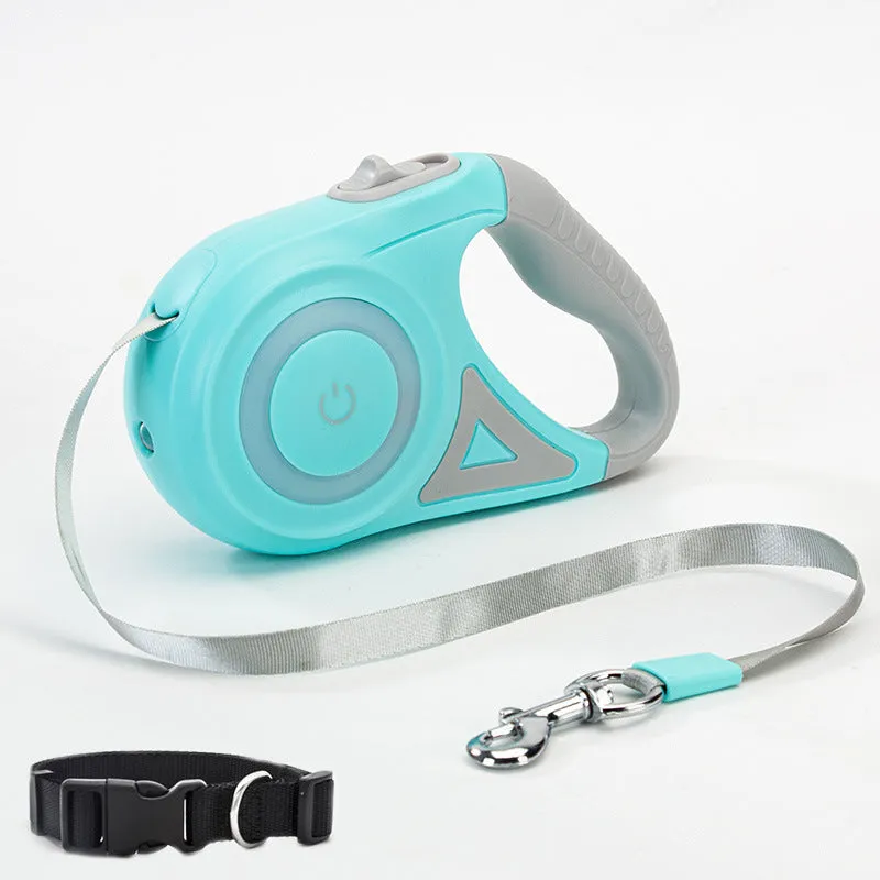 Retractable Dog Leash with Collar