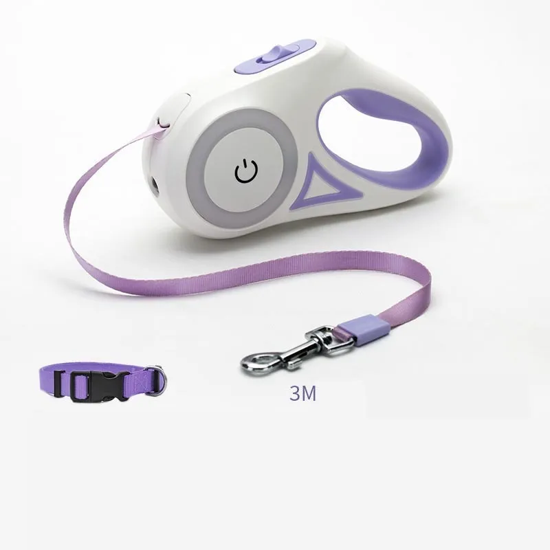Retractable Dog Leash with Collar