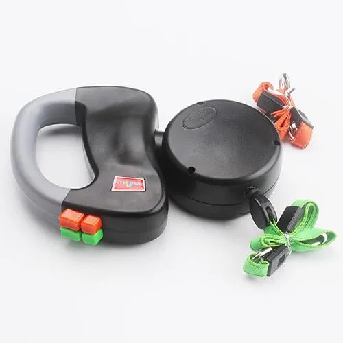 Retractable Dual Walking Leashes for Dogs