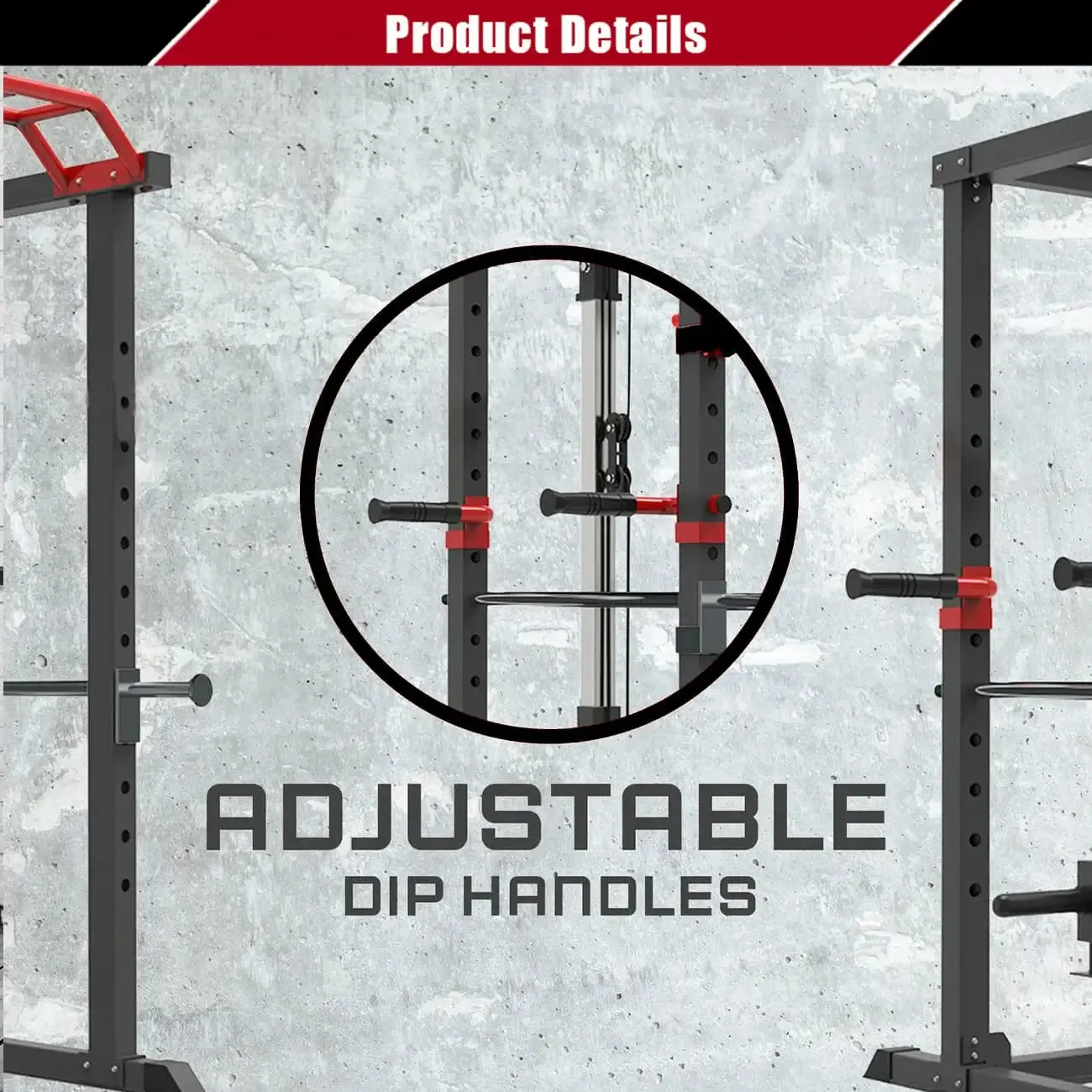 RMAX-3750 Multi-Function Adjustable Power Rack