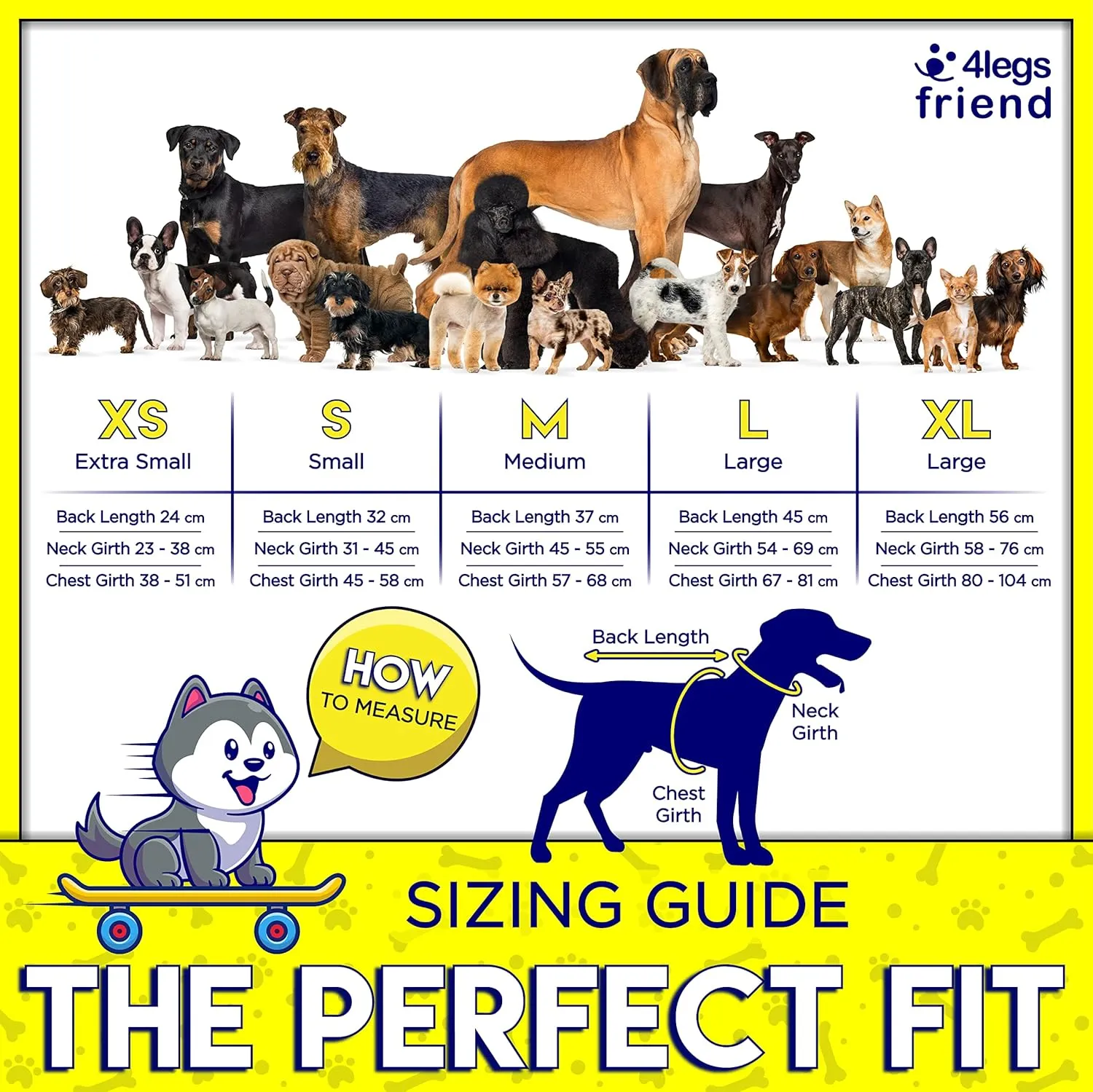 Safety Reflective Vest for Dogs - High Visibility for Outdoor Activity Day and Night, Protect Your Pet from Cars & Hunting Accidents