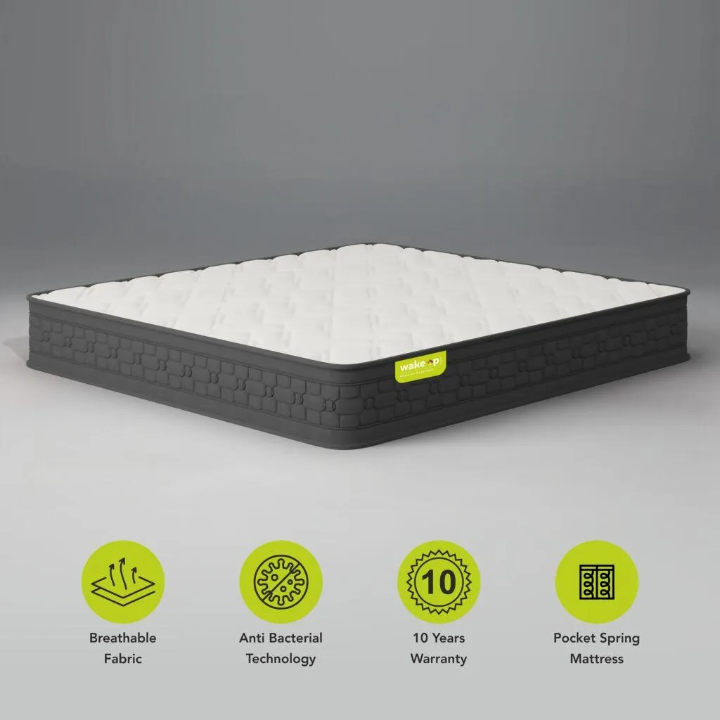 Single Size Luxuriate Orthopedic Hybrid Memory Foam Pocket Spring Mattress