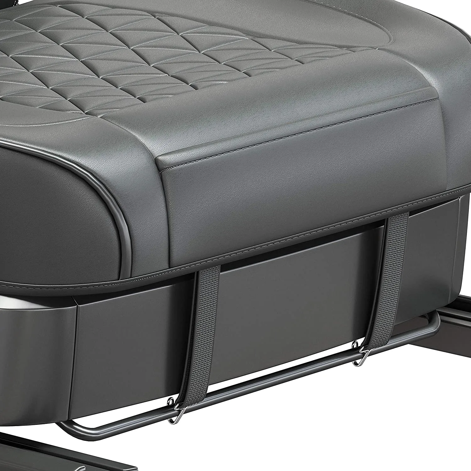 Skywin PU Leather Seat Cover - Car Seat Covers Front Seat Only with Soft and Comfortable Cushion, Stylish PU Leather Seat Cover Protects Car Seat from Dirt, Wear and Tear