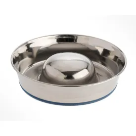 Slow Feed Stainless Steel Pet Bowl