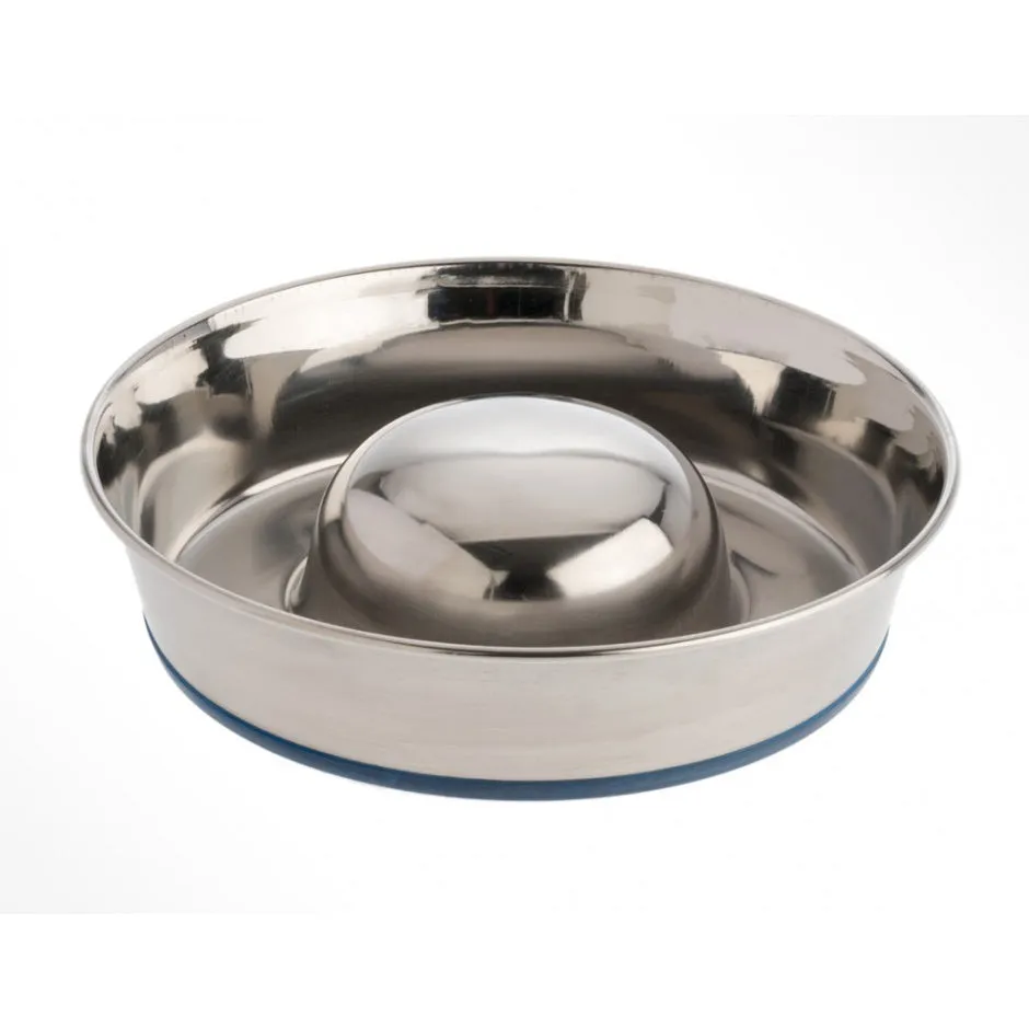 Slow Feed Stainless Steel Pet Bowl