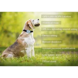 Smart GPS Pets Collar Tracker