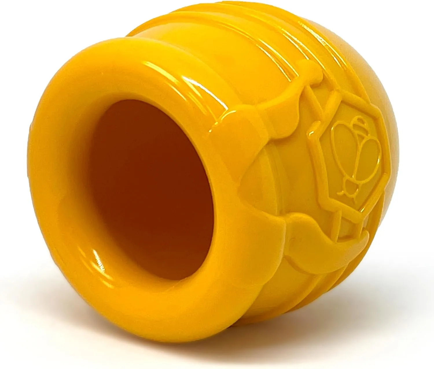 SodaPup Honey Pot  Durable Dog Treat Dispenser & Enrichment Toy Made in USA from Non-Toxic, Pet Safe, Food Safe Natural Rubber Material for Mental Stimulation, Problem Chewing, Calming Nerves, & More