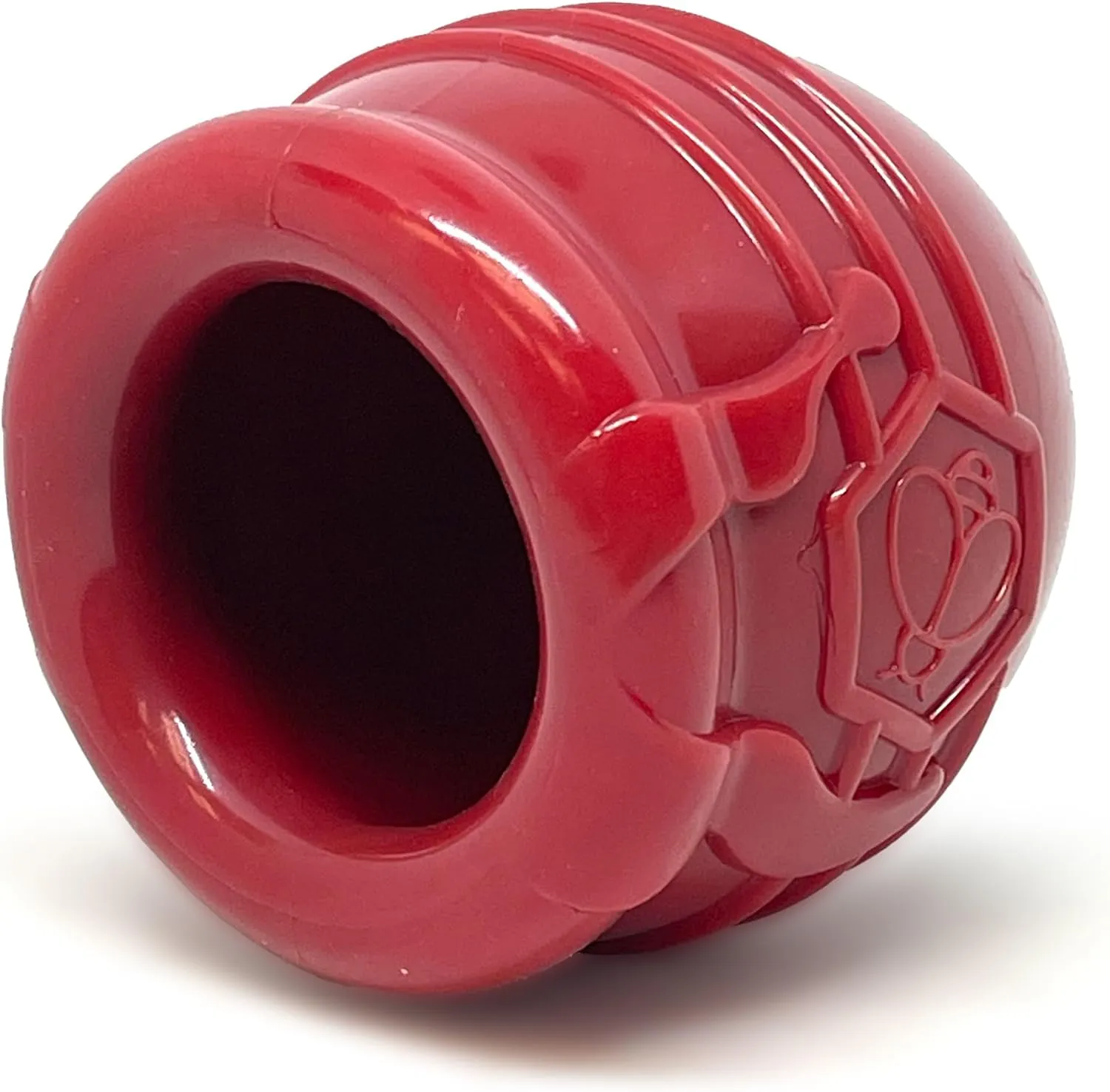 SodaPup Honey Pot  Durable Dog Treat Dispenser & Enrichment Toy Made in USA from Non-Toxic, Pet Safe, Food Safe Natural Rubber Material for Mental Stimulation, Problem Chewing, Calming Nerves, & More