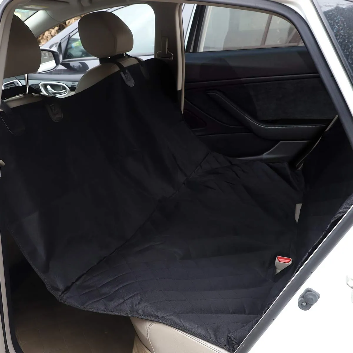 Tesla Model 3 & Y Non-Slip Rear Seat Pet Cover