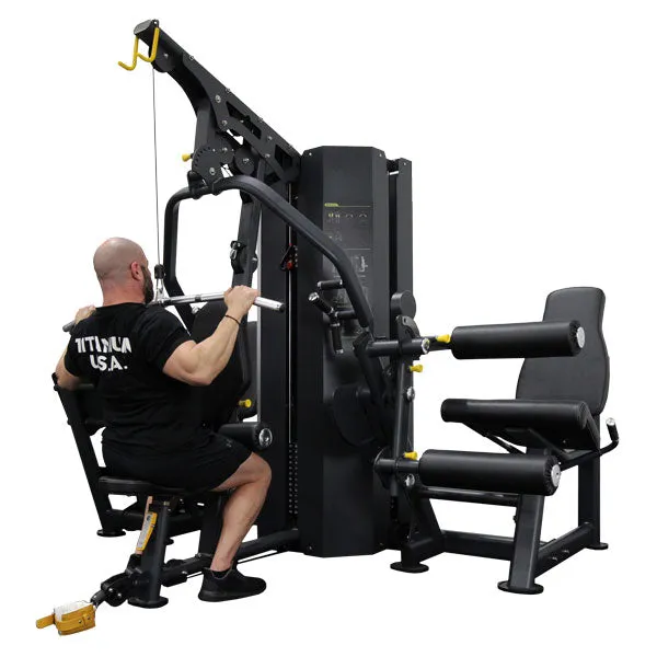 TITANIUM USA PLATINUM SERIES MG30 3 STATION MULTI GYM