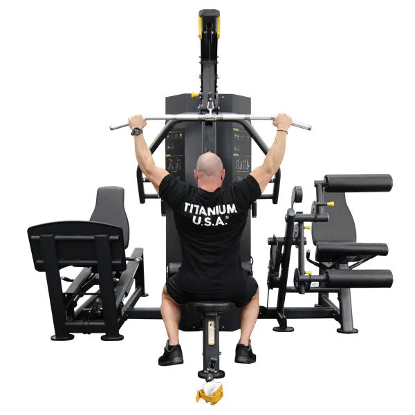 TITANIUM USA PLATINUM SERIES MG30 3 STATION MULTI GYM