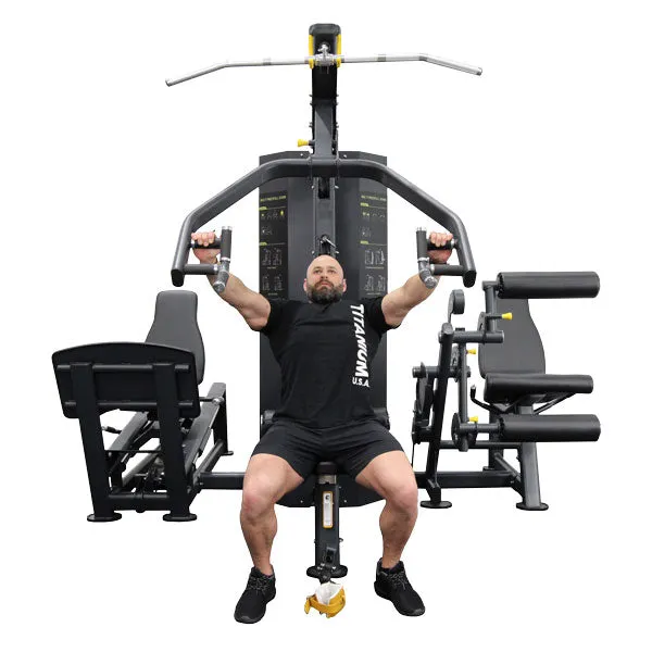 TITANIUM USA PLATINUM SERIES MG30 3 STATION MULTI GYM