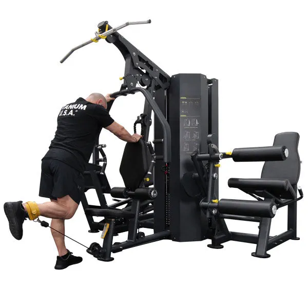 TITANIUM USA PLATINUM SERIES MG30 3 STATION MULTI GYM