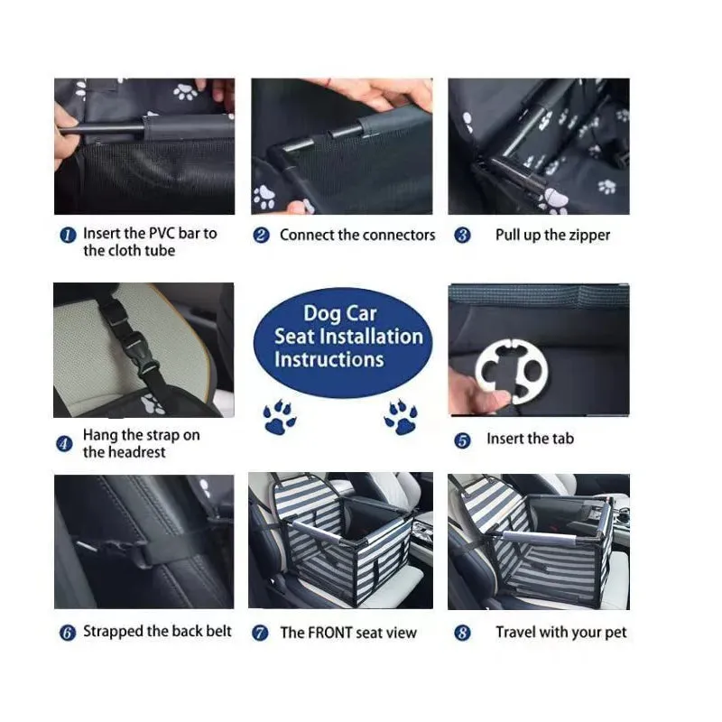 Travel Dog Car Seat Cover Waterproof