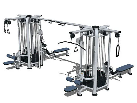 Used Life Fitness Signature 8 stack Multi Station