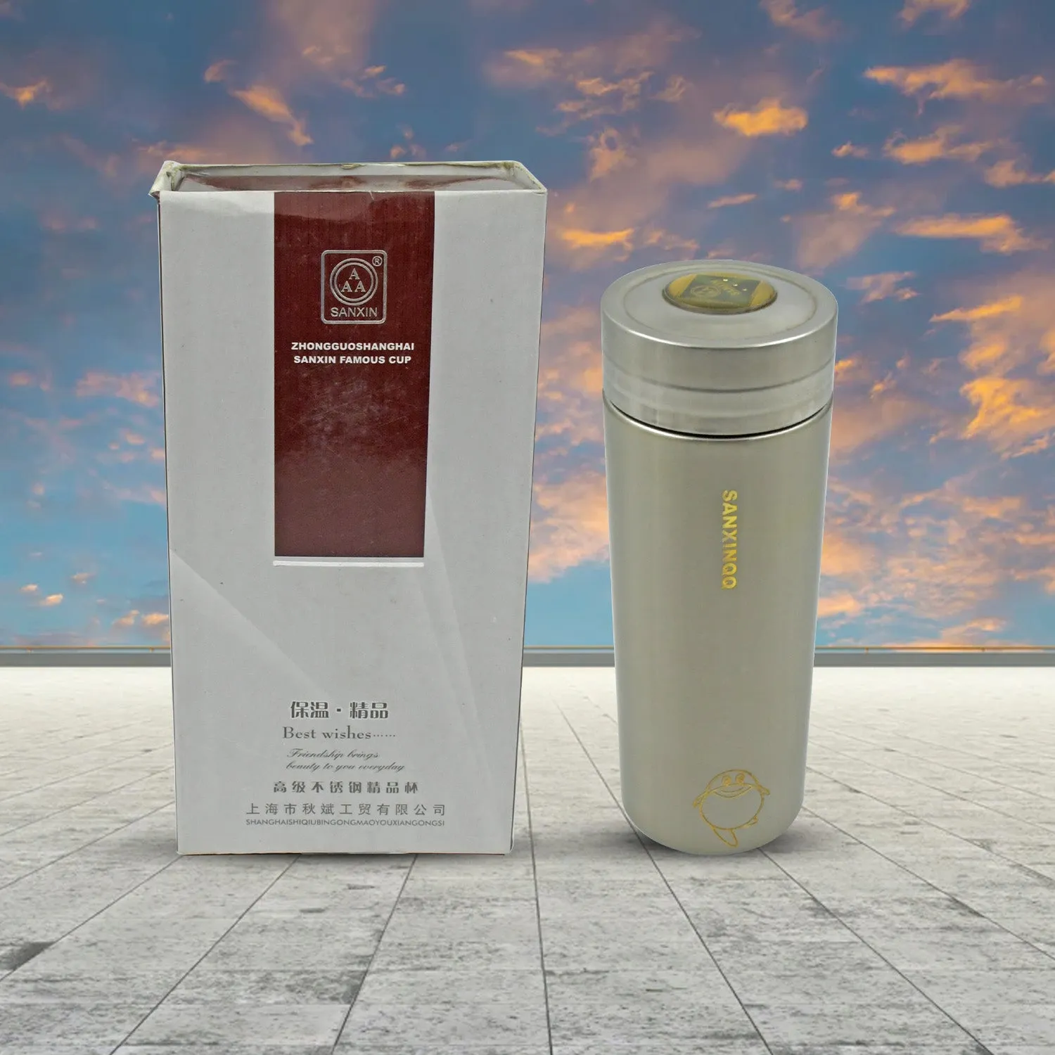 Vacuum Insulated Stainless Steel Flask – Leakproof Travel Bottle (1 Pc)