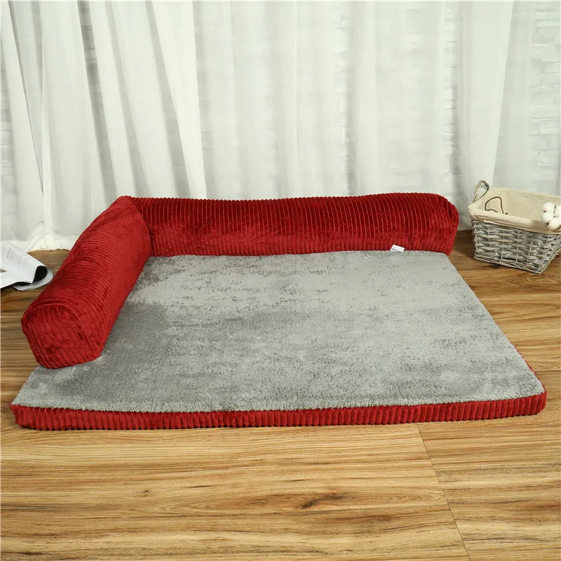 Washable Dog Couch Bed with Removable Cover