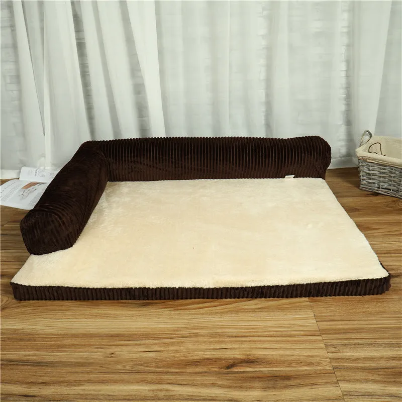 Washable Dog Couch Bed with Removable Cover