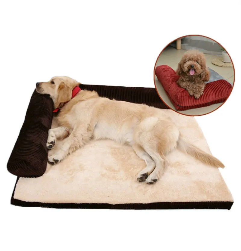 Washable Dog Couch Bed with Removable Cover