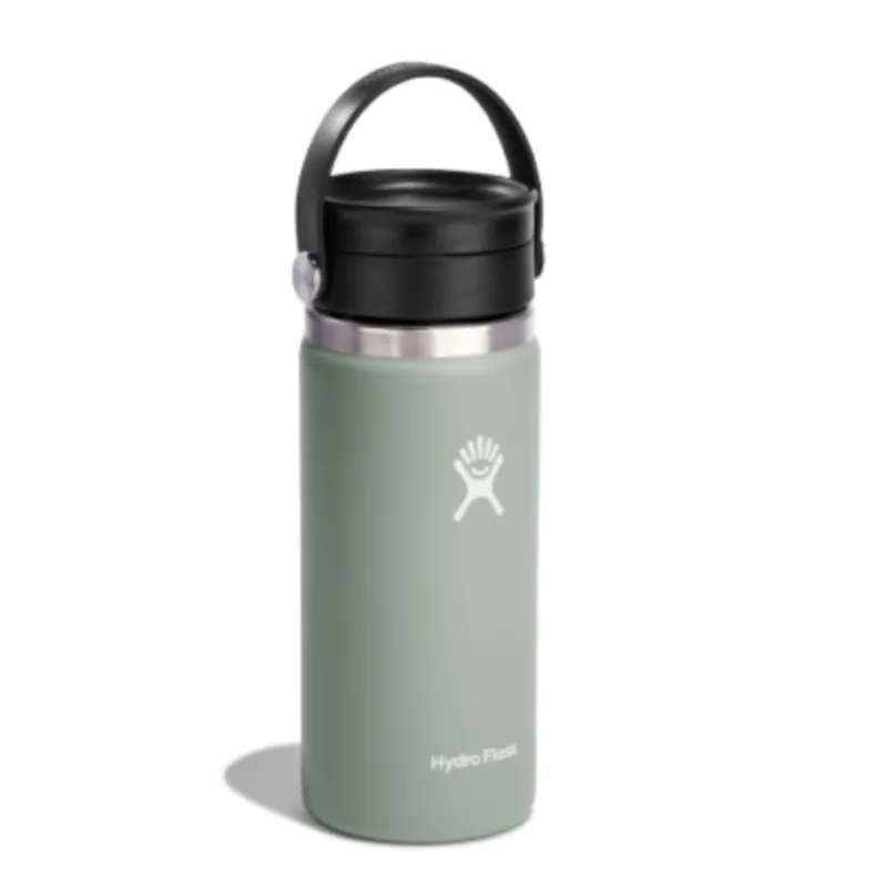 Wide Mouth Bottle with Flex Sip Lid™ Designed for Coffee and Tea, 16 oz