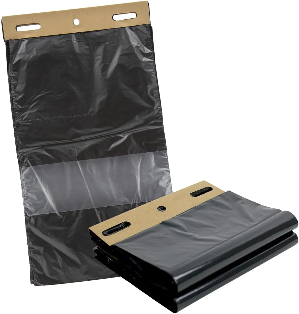 Zero Waste USA - 800 ONEpul dog waste station refill header bags - Dispense 1 bag at a time with our trademarked pull-strap. Designed to fit any dog waste header stations. (8 headers of 100 bags)
